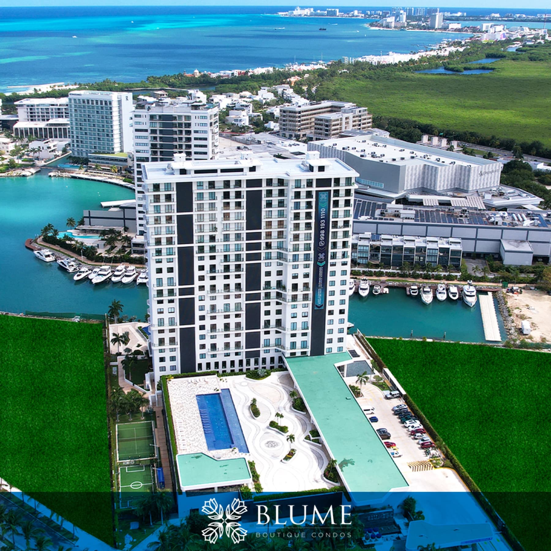 Blume Boutique Condos frente a la marina de Puerto Cancún